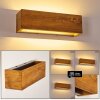 Adak Applique LED Legno scuro, 1-Luce