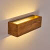 Adak Applique LED Legno scuro, 1-Luce