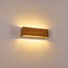 Adak Applique LED Legno scuro, 1-Luce