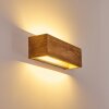 Adak Applique LED Legno scuro, 1-Luce