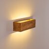 Adak Applique LED Legno scuro, 1-Luce