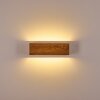 Adak Applique LED Legno scuro, 1-Luce