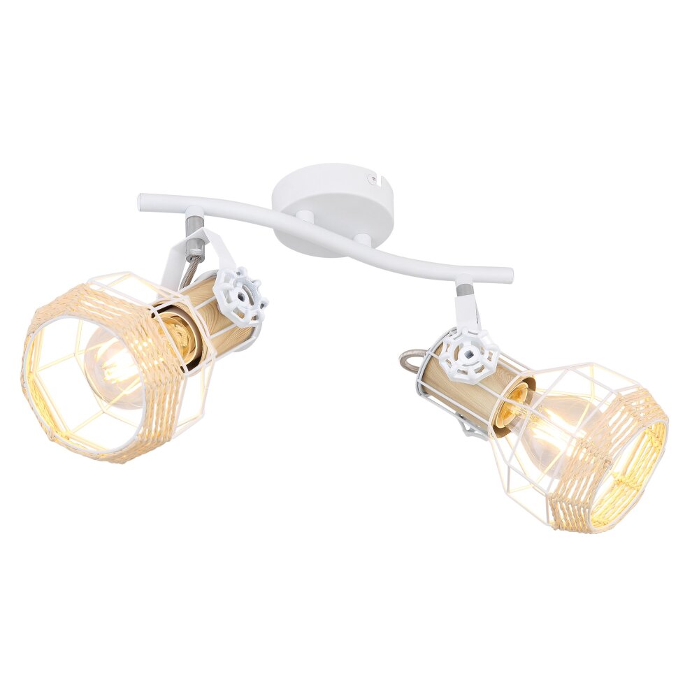 Globo BANA faretto Marrone, Bianco, 2-Luci main product photo