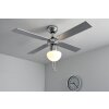 Globo CHAMPION Ventilatore Cromo, Acciaio inox, Bianco, 1-Luce