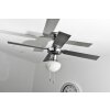 Globo CHAMPION Ventilatore Cromo, Acciaio inox, Bianco, 1-Luce