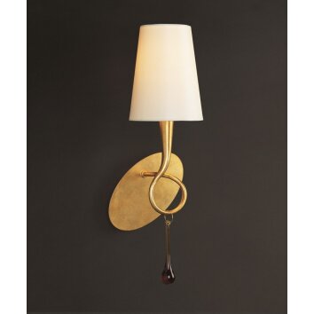 Mantra Paola Applique Oro, 1-Luce