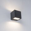 Lutec GEMINI Applique da esterno LED Antracite, 2-Luci