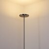 Mjölby Lampada da terra LED Nichel opaco, 1-Luce