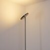 Mjölby Lampada da terra LED Nichel opaco, 1-Luce