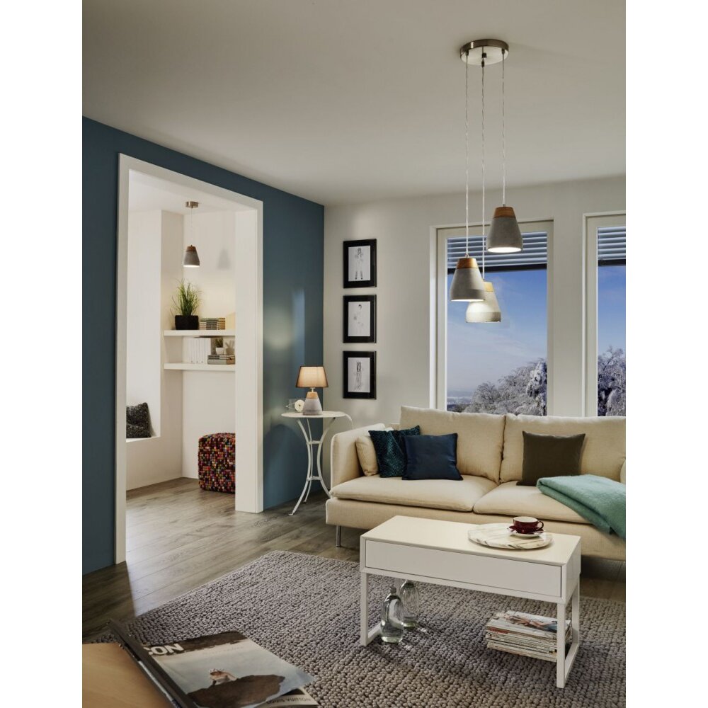 Eglo TAREGA Lampada a sospensione Grigio, 1-Luce main product photo