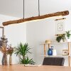 Winterthur Lampada a Sospensione LED Legno chiaro, Nero, 1-Luce