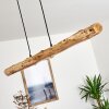 Winterthur Lampada a Sospensione LED Legno chiaro, Nero, 1-Luce