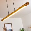 Winterthur Lampada a Sospensione LED Legno chiaro, Nero, 1-Luce