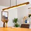 Winterthur Lampada a Sospensione LED Legno chiaro, Nero, 1-Luce