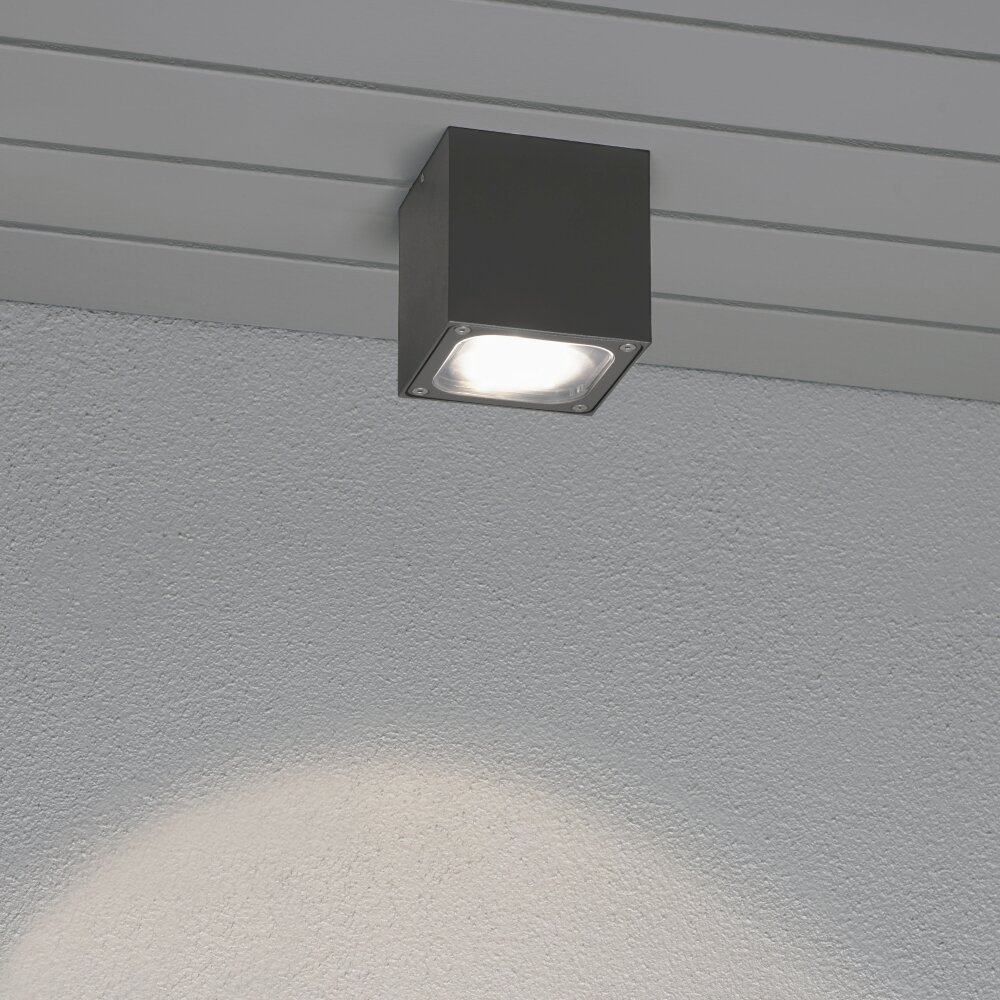 Konstsmide Cesena Plafoniera LED Antracite, Grigio, 1-Luce main product photo