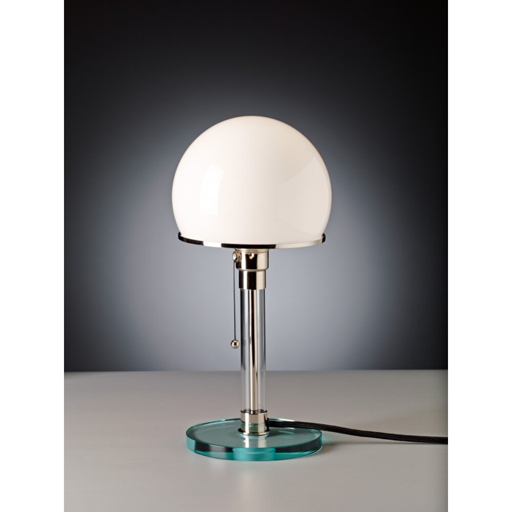 Tecnolumen Wagenfeld 24 Lampada da tavolo Nichel opaco, Trasparente, chiaro, 1-Luce main product photo