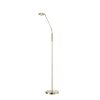 Honsel Dent Lampada da terra LED Ottone, 1-Luce, Cambia colore