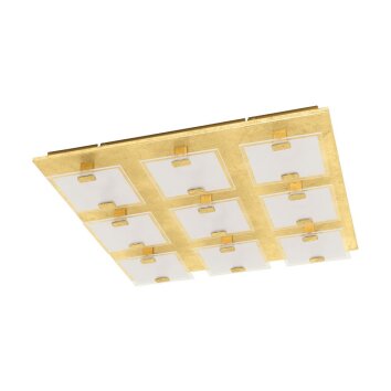 Eglo VICARO Plafoniera LED Oro, 9-Luci