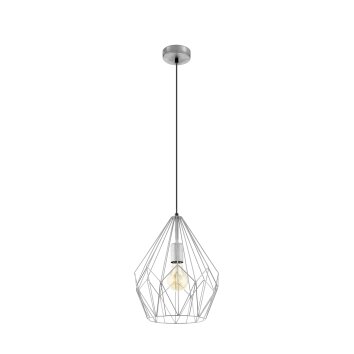 Eglo CARLTON Lampadario a sospensione Argento, 1-Luce