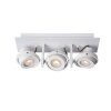 Faretto da soffitto Lucide LANDA LED Bianco, 3-Luci