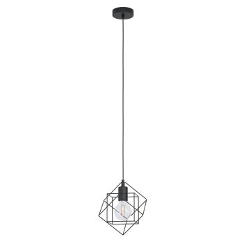 Eglo STRAITON Lampadario a sospensione Nero, 1-Luce