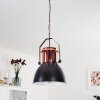 Fieberbrunn Lampadario a sospensione Ramato, Nero, 1-Luce