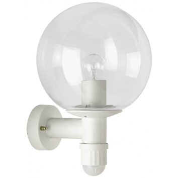 Albert 641 Applique per esterno Bianco, 1-Luce, Sensori di movimento