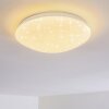 Norton Star Plafoniera LED Bianco, 1-Luce, Telecomando, Cambia colore