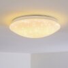 Norton Star Plafoniera LED Bianco, 1-Luce, Telecomando, Cambia colore