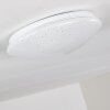 Norton Star Plafoniera LED Bianco, 1-Luce, Telecomando, Cambia colore