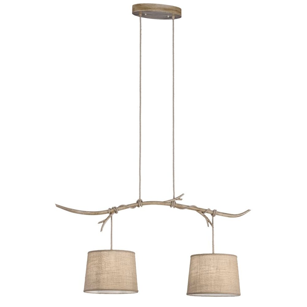 Mantra SABINA Lampada a Sospensione Marrone, 2-Luci main product photo