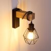 Barbengo Applique Marrone, Nero, 1-Luce