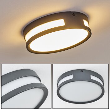 Chiavari Illuminazione esterna LED Antracite, 1-Luce