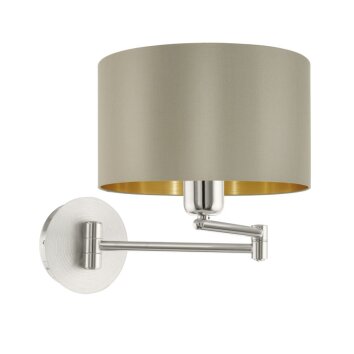 Eglo MASERLO Applique Nichel opaco, 1-Luce