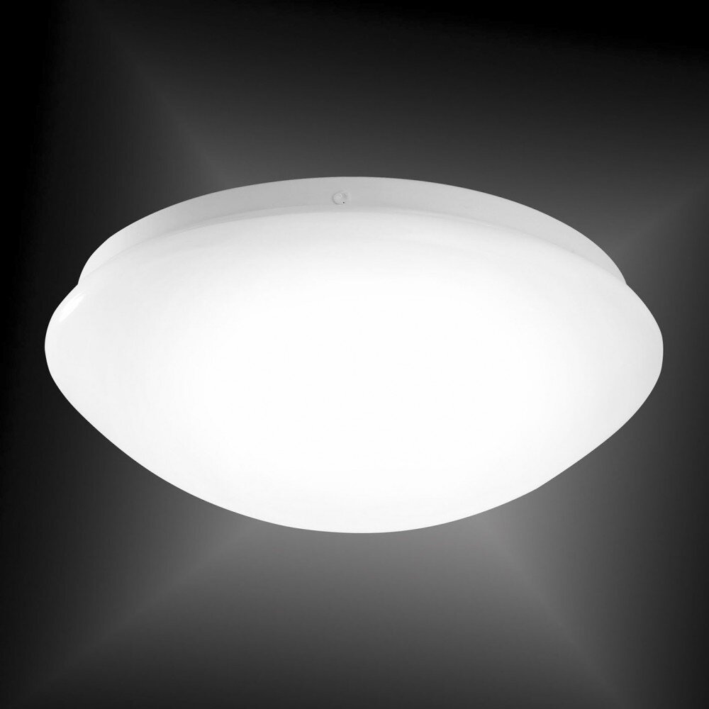 Leuchten-Direkt ANDREA-LED Plafoniera Bianco, 1-Luce