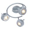 Globo MYCAH Plafoniera LED Grigio, 3-Luci