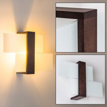 Lovikka Applique Legno scuro, 1-Luce