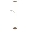 Steinhauer ZENITH Lampada da terra LED Bronzo, 2-Luci