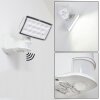 Loit Applique da esterno LED Bianco, 1-Luce, Sensori di movimento