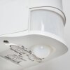 Loit Applique da esterno LED Bianco, 1-Luce, Sensori di movimento