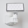 Loit Applique da esterno LED Bianco, 1-Luce, Sensori di movimento