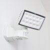 Loit Applique da esterno LED Bianco, 1-Luce, Sensori di movimento