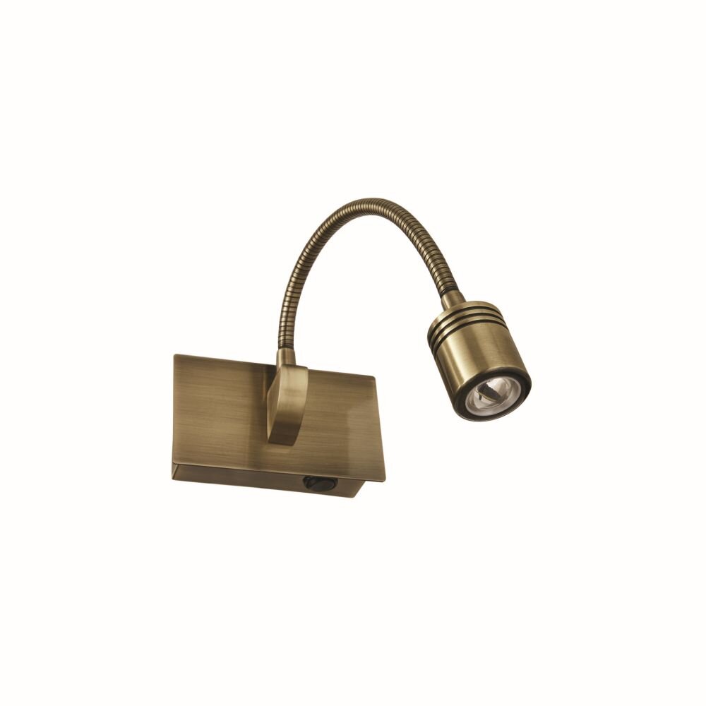 Ideal Lux DYNAMO Applique LED Brunito, 1-Luce main product photo