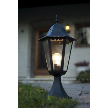 Lutec BRISTOL Lampada con piedistallo Nero, 1-Luce