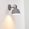 Dompierre Applique Grigio, Bianco, 1-Luce