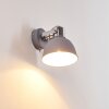 Dompierre Applique Grigio, Bianco, 1-Luce