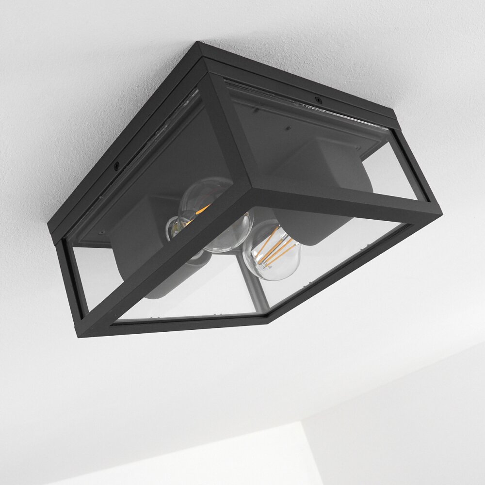 Kiwalik Plafoniera da esterno Antracite, 1-Luce