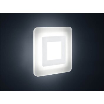 Helestra WES Plafoniera LED Bianco, 1-Luce