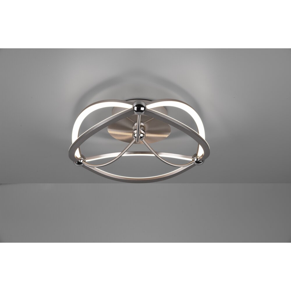 Trio Charivari Plafoniera LED Nichel opaco, 1-Luce main product photo