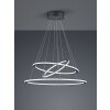 Trio Durban Lampada a Sospensione LED Antracite, 1-Luce